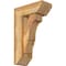 Ekena Millwork Balboa Slat Rough Sawn Bracket w/ Offset Brace, Western Red Cedar, 6"W x 14"D x 22"H BKT0604X14X22BOA06RWR - alternate 1